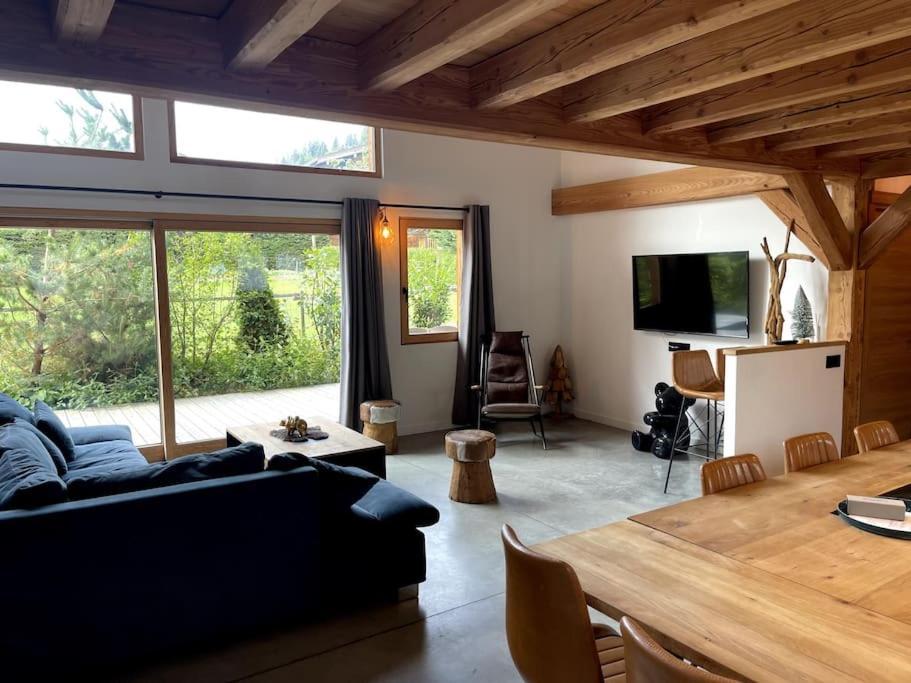 Megeve Demi Quartier Chalet 12 P Exterior photo